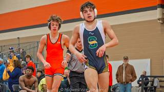 126 – Marcelo Cantu G of Stevenson IL vs Chase Musser R of Minooka IL [upl. by Ettevy469]