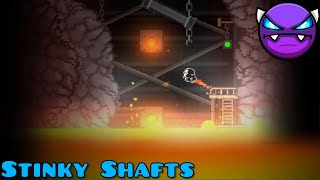 Stinky Shafts  Easy Demon   Geometry Dash 22 [upl. by Euqnomod265]