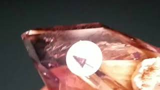 Double Terminated Smoky Amethyst Enhydro Brandberg Crystal [upl. by Eirol]