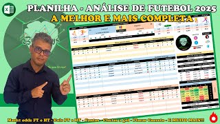 Planilha  Análise de Futebol 2025  A melhor e mais completa [upl. by Perla]