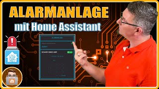 Alarmanlage mit Home Assistant  Installation Automatisierung mit NodeRED [upl. by Dominica531]