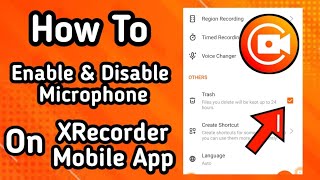 How to Enable and Disable Trash Bin on XRecorder Screen Recording App [upl. by Sremlahc705]