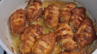 QUICK amp EASY FRIED CHICKEN WINGS RECIPE [upl. by Enyledam]