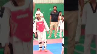 Red Chest Guard Yaksh Kataria Gold Medalist Taekwondo tournament [upl. by Grew]