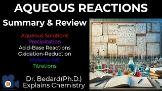 Aqueous Reactions  Summary amp Review  Explained by a PhD Chemist chemistry science education [upl. by Annabell540]