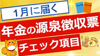 【年金】毎年１月に届く源泉徴収票の見方について解説 [upl. by Tegirb246]