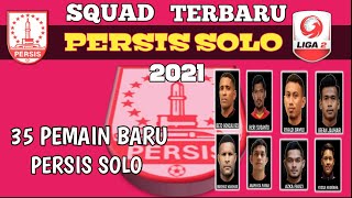 Daftar Squad Persis Solo 2021 [upl. by Artair914]