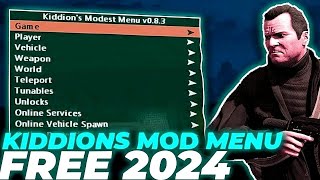 GTA 5 Mod Menu  Infinity Money Hack  Kiddions  Undetected Online Cheats for PC 2024 [upl. by Dorcas]