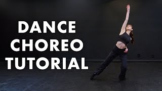 Beginner Contemporary Dance  Routine Tutorial [upl. by Navi896]