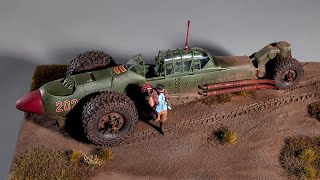 Apocalyptic World Survivors Create Ultimate Survival Vehicles scalemodel  diorama  resin [upl. by Jillie114]