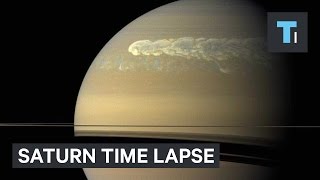 NASA released a stunning timelapse of Saturn [upl. by Comptom]