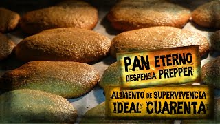 😱 Receta PAN ETERNO Que Dura meses Ideal CUARENTENA  Despensa PREPPER  Alimentos de SUPERVIVENCIA [upl. by Ahsemal]