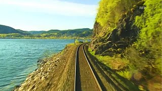 🇳🇴 Norway train ride cab view Nordland Railway Trondheim  Bodø spring [upl. by Shaine]