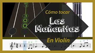 Cómo tocar quotLas Mañanitasquot en Violín  Play along [upl. by Richelle]