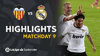 Highlights Valencia CF vs Real Madrid 41 [upl. by Aihseuqram]