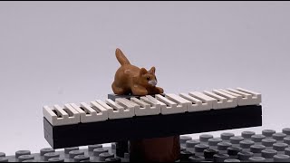 Keyboard Cat Meme  in Lego [upl. by Wavell678]