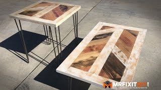 UPCYCLING AN OLD DOOR INTO A COFFEE AND END TABLE [upl. by Eltsyek]