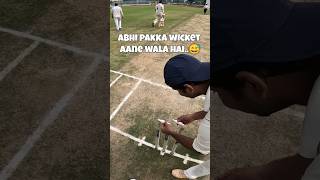 Trying VIRAT KOHLI technique to get wicket lol 😂😆 cricketgoprovillagecricketviratkohlifunny [upl. by Aihsenat]