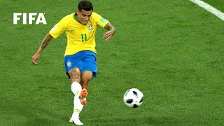 Philippe Coutinho goal vs Switzerland  ALL THE ANGLES  2018 FIFA World Cup [upl. by Pessa360]