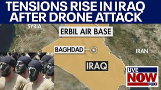 US airstrikes hit Kataib Hezbollah in Iraq after drone attack  LiveNOW from FOX [upl. by Nelrsa]