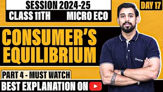 Microeconomics  Consumers Equilibrium  Chapter 2  Part 4 [upl. by Roose909]