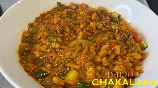 Chakalaka Recipe  South African Food [upl. by Jimmie]