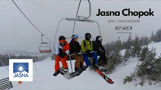 Snowboarding Jasná Chopok 2023  2024  Slovakia Tatras riding in the fresh snow [upl. by Dempster]