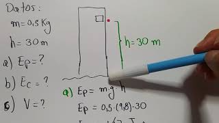 Ejercicio  2  Conservación de la Energía Mecánica [upl. by Downe]