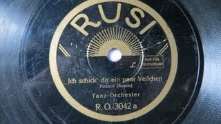 Heinzelmännchens Wachtparade Tanzmusik Kurt Noack auf altem Grammophon [upl. by Leterg513]