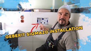 Geberit Sigma20 Installation [upl. by Lednam]