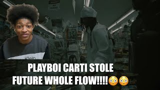 PLAYBOI CARTI STOLE FUTURE WHOLE FLOW  Playboi Carti  All Red  Nobody Reaction [upl. by Ynaiffit]