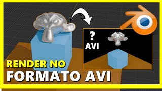 RENDER NO FORMATO AVI  BLENDER 3D 42 [upl. by Lenahc111]