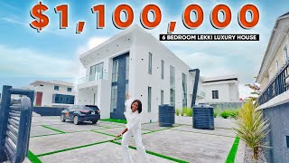 Inside An ₦800M 1143000 Massive 6 Bedroom Luxury House In Lekki [upl. by Keel]