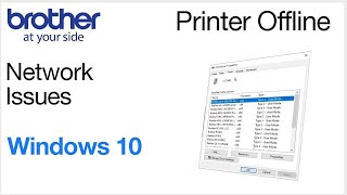 Fix Brother printer offline 3 methods [upl. by Sydelle]