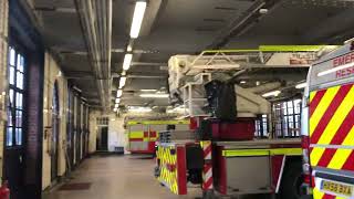 MOBILISE Leicester Central Fire Station Test Tannoy Turnout  Leicestershire Fire amp Rescue Service [upl. by Lotsyrc]