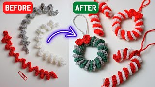 Amazing Christmas tree ornaments 🎄  Crochet Christmas Ornaments Tutorial [upl. by Niawat566]