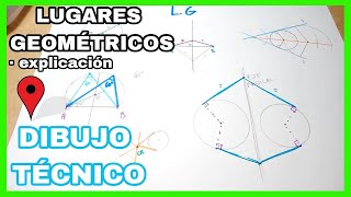 Una clase rápida🏃 sobre LUGARES GEOMÉTRICOS🥏🏹🎯 dibujo técnico [upl. by Allyce]