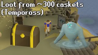 Loot from 300 Caskets Tempoross [upl. by Yttisahc]