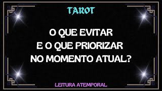 O QUE EVITAR E O QUE PRIORIZAR NO MOMENTO ATUAL  Tarot com Chris Vianna tarô baralhocigano [upl. by Attennod291]