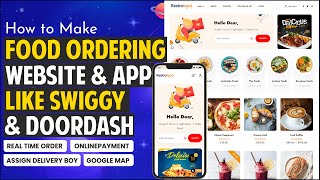 How to Make a Food Ordering amp Delivery Website amp Mobile APP With WordPress amp FoodBook [upl. by Nylatsirhc]