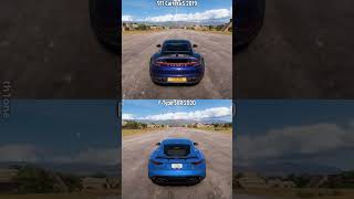 Forza Horizon 5  Porsche 911 Carrera S 2019 vs Jaguar FType SVR 2020 Teotihuacan Drag Race Stock [upl. by Yrome165]