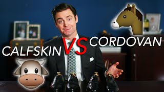 Calfskin 🐮 vs Cordovan 🐴 Allen Edmonds Shoe Comparison l Kirby Allison [upl. by Pollard]