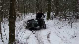 Dnepr K 750 MW snow run [upl. by Valina]