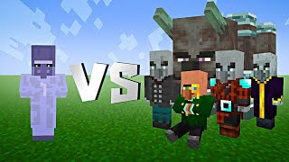 Minecraft  vllr vs villager [upl. by Lavelle]