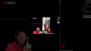 Speed Calling Jake Paul After Getting Slaped By Mike Tyson ishowspeed viralvideo jakepaul [upl. by Fisch641]