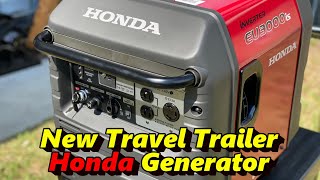 Honda EU3000is Generator for the Travel Trailer [upl. by Asillem234]