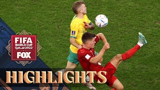 Australia vs Denmark Highlights  2022 FIFA World Cup [upl. by Zimmer77]