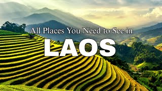 All Best Places to Visit in Laos  Travel Guide [upl. by Elagiba]