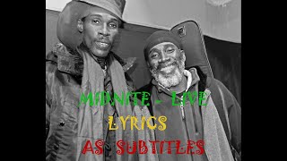 MIDNITE  Dignity Live 𓋹 Lyrics [upl. by Deegan812]