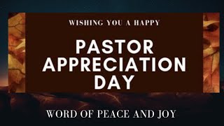 PASTORS APPRECIATION DAY 2024word of peace and joy [upl. by Kenlee114]